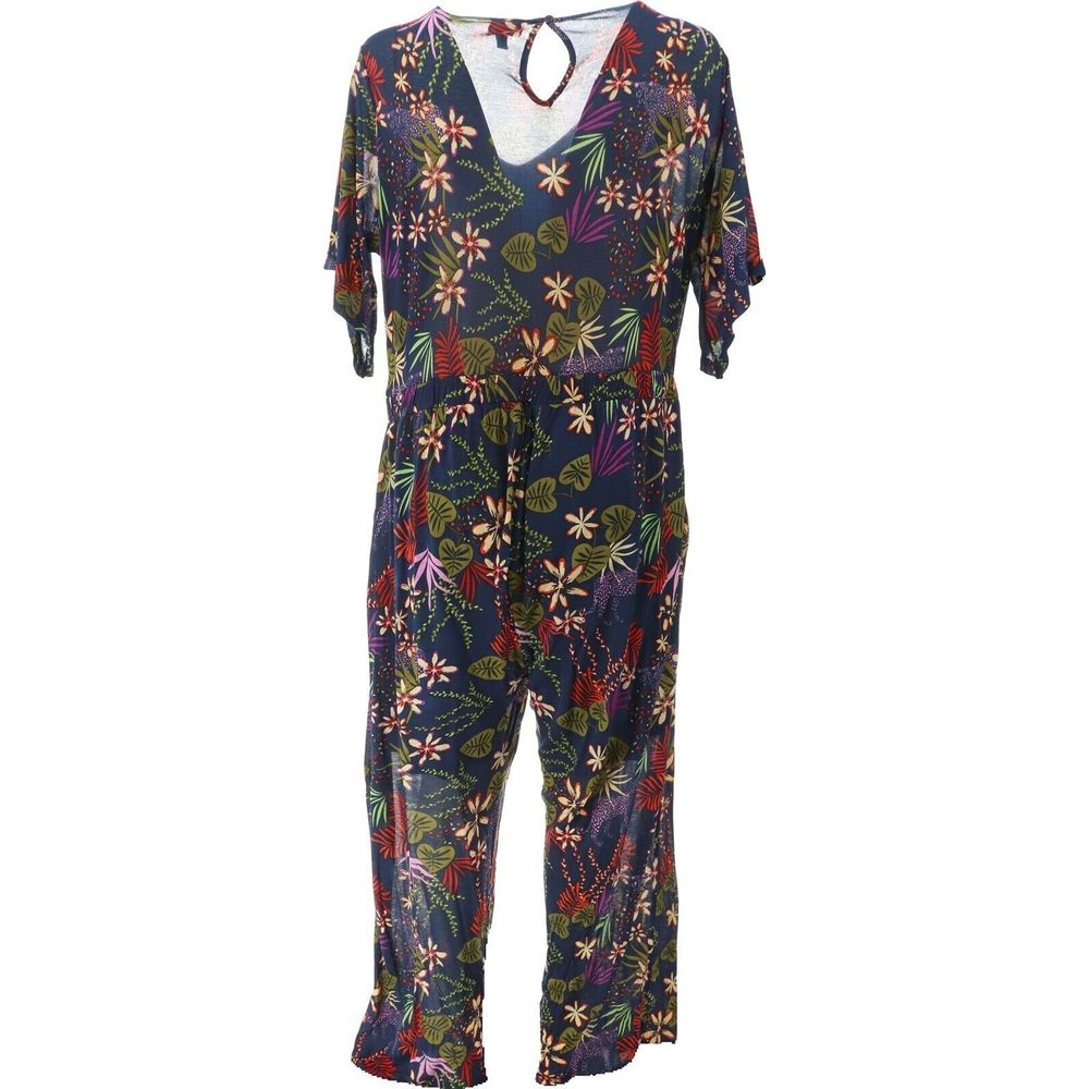 Curations Printed Knit Jumpsuit Navy Multi 6992530 - Picture 5 of 8